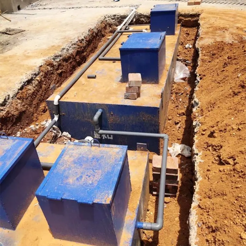 Zakopane urządzenia kanalizacyjne średniej wielkości